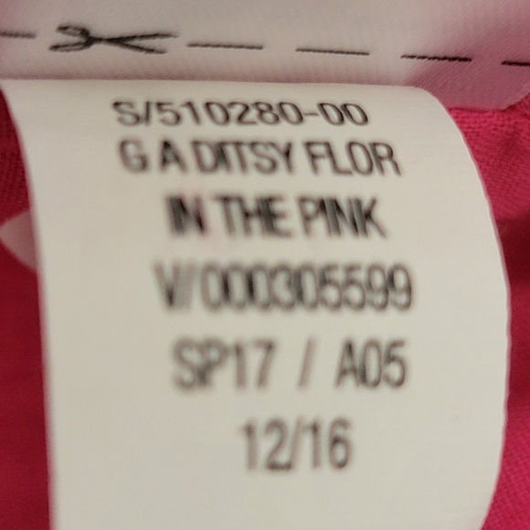 Old Navy Little Girls Pink  Floral jumper 3-6 month - Picture 8 of 8